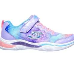 Skechers Power Petals Painted Daisy LVMT S- Lights  Sneaker Mädchen violett S12  20335L