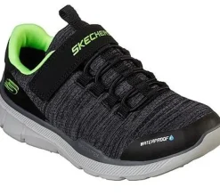 Skechers Relaxed Fit Equalizer 3.0 Aquablast wasserdicht TEX schwarz grau 97925L