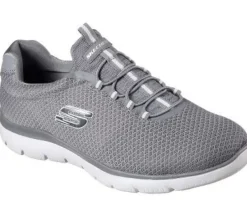 Skechers Sneaker SUMMITS Herren Slip-On- Sneaker Schlupfschuh Memory Foam schwarz, blau S13 52811