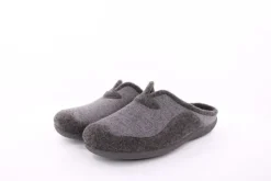 s`knöpfli Herren Hausschuh Pantolette grau S23 LC11165P