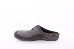 s`knöpfli Herren Hausschuh Pantolette grau S23 LC11165P