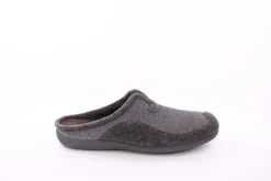 s`knöpfli Herren Hausschuh Pantolette grau S23 LC11165P