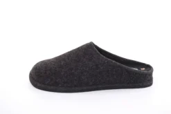 s`knöpfli Herren Hausschuh Pantoffel Filz Filzsohle grau S22 523