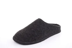 s`knöpfli Herren Hausschuh Pantoffel Filz Filzsohle grau S22 523