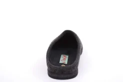 s`knöpfli Herren Hausschuh Pantoffel Filz Filzsohle grau S22 523