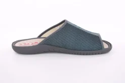 s`knöpfli Herren Pantolette Hausschuh blau S13 AC10786
