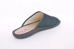 s`knöpfli Herren Pantolette Hausschuh blau S13 AC10786