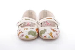 s`knöpfli Kinderausschuh Tier- Motiv Klettverschluss beige S13 I28721