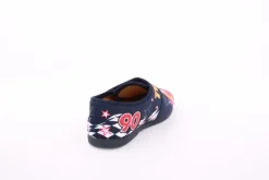 s`knöpfli Kinder Hausschuh Klettverschluss blau S13 3261