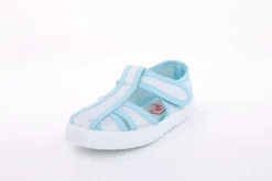 s`knöpfli Kinder Hausschuh Mädchen Glitzer- Effekt blau S13 V28970