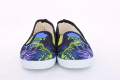 s`knöpfli Kinder Hausschuh Schlupfschuh Jungen Dinosaurier- Motiv blau S13 V28967