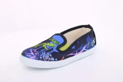 s`knöpfli Kinder Hausschuh Schlupfschuh Jungen Dinosaurier- Motiv blau S13 V28967