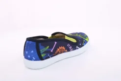 s`knöpfli Kinder Hausschuh Schlupfschuh Jungen Dinosaurier- Motiv blau S13 V28967