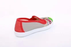 s`knöpfli Kinder Hausschuh Schlupfschuh Fussball- Motiv grau S13 V28902