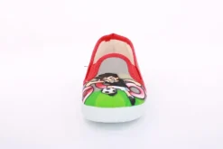 s`knöpfli Kinder Hausschuh Schlupfschuh Fussball- Motiv grau S13 V28902