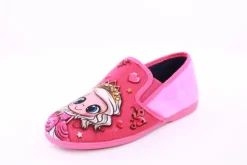 s´knöpfli Kinder Hausschuh Schlupfhausschuh Prinzessinnen Motiv pink S23 Can.Princesa