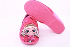 s´knöpfli Kinder Hausschuh Schlupfhausschuh Prinzessinnen Motiv pink S23 Can.Princesa
