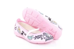 s`knöpfli Kinder Hausschuh Schlupfschuh Mädchen Einhorn- Motiv rosa S13 I28965