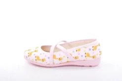 s`knöpfli Kinder Hausschuh Schlupfscuh Mädchen Giraffen- Motiv rosa S13 I28670