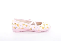 s`knöpfli Kinder Hausschuh Schlupfscuh Mädchen Giraffen- Motiv rosa S13 I28670