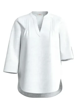 s.Oliver Bluse Leinen 3/4 Arm Tunika - Ausschnitt S14 2144554
