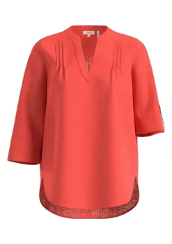 s.Oliver Bluse Leinen 3/4 Arm Tunika - Ausschnitt S14 2144554