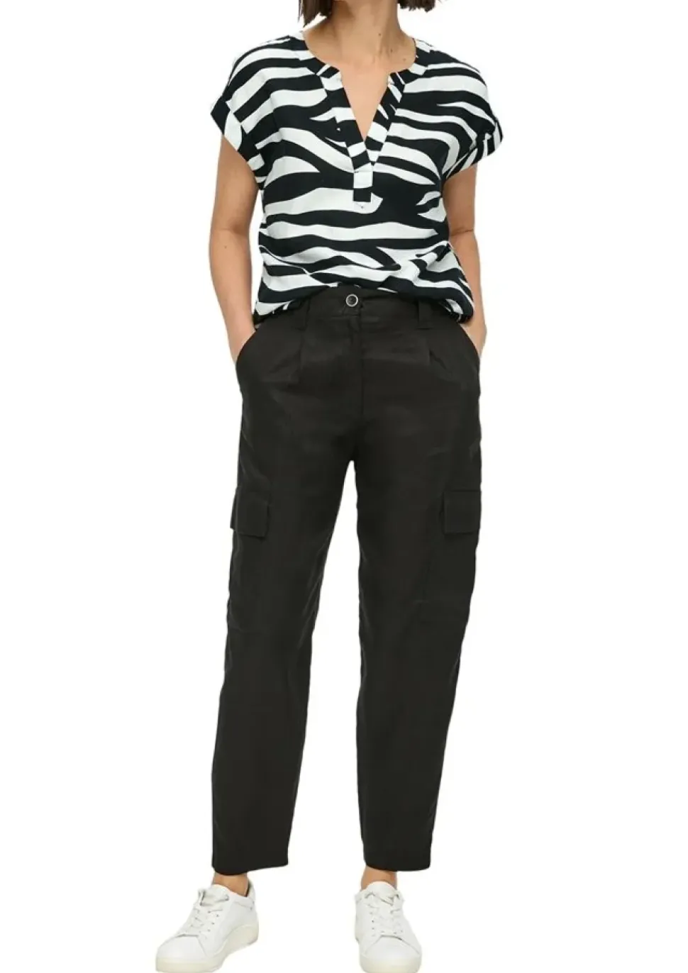 s.Oliver Blusenshirt aus Leinemix S14 2147386