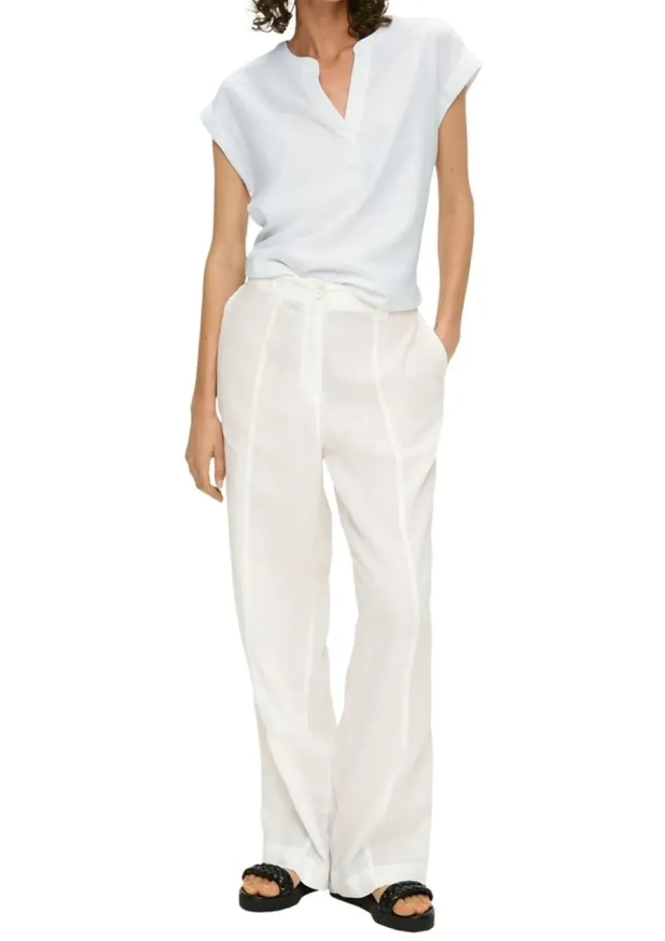 s.Oliver Blusenshirt aus Leinemix S14 2147386