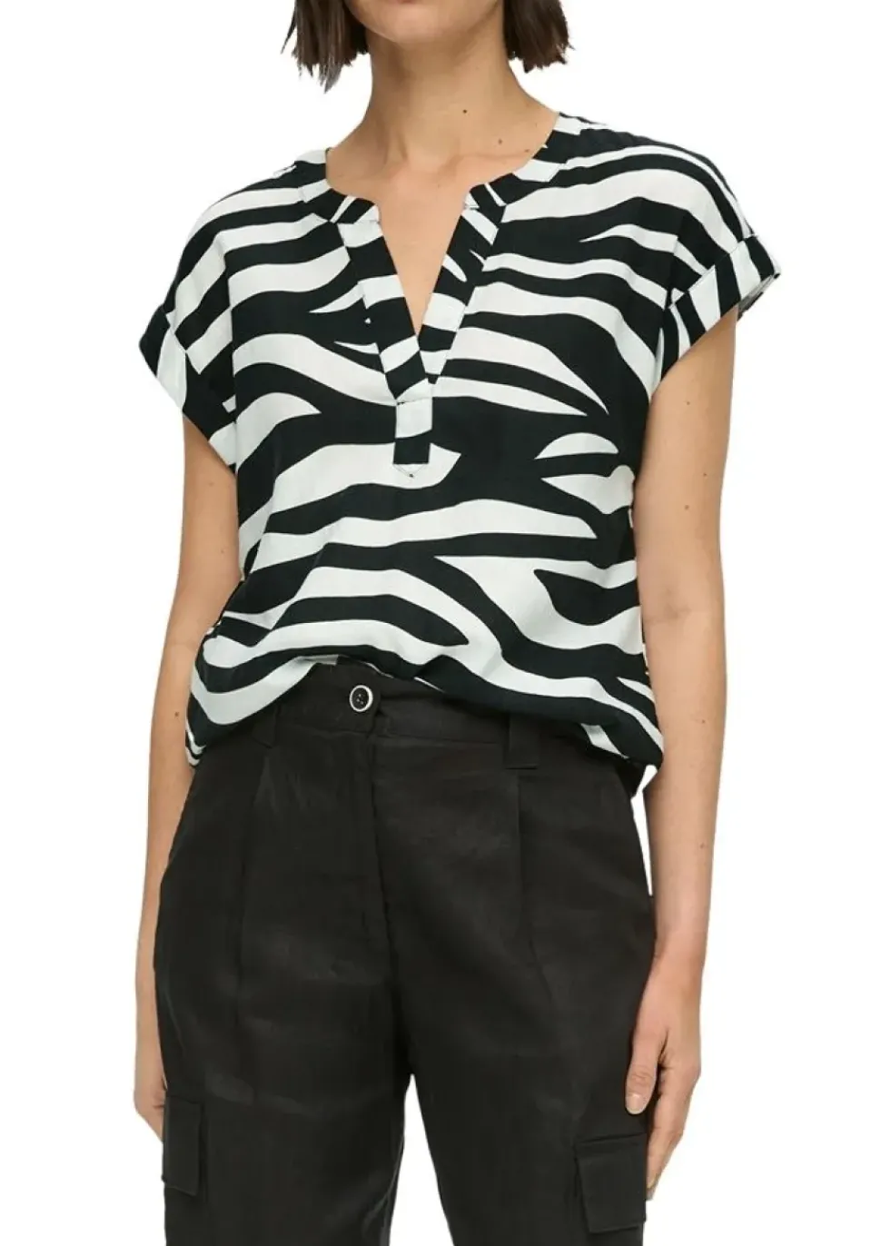 s.Oliver Blusenshirt aus Leinemix S14 2147386