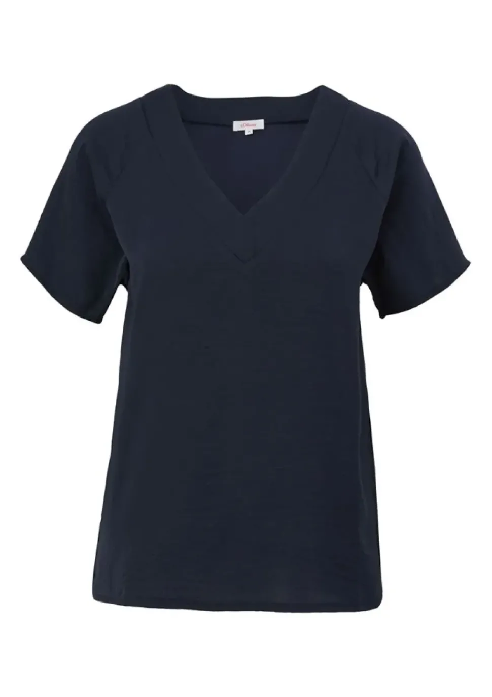 s.Oliver Blusenshirt mit V-Ausschnitt orange,grün,blau S13 2129455