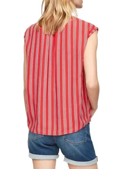 s.Oliver Bluse V - Ausschnitt gemustert 1/2 Arm 2100030