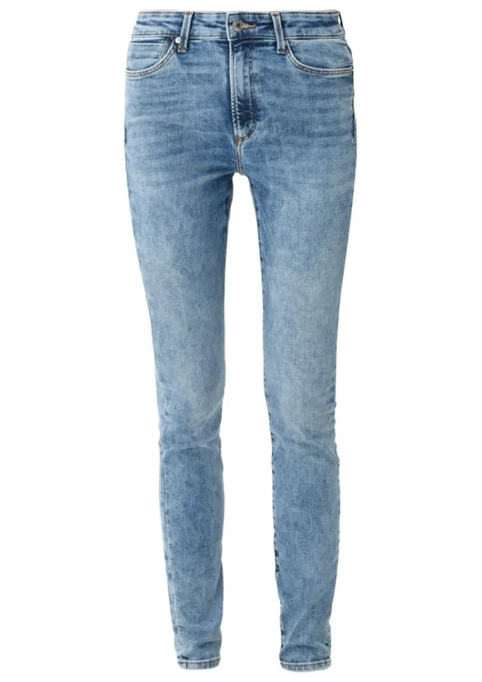 s.Oliver Damen Izabell Skinny- Jeans 7/8 Länge blau S22 2120618