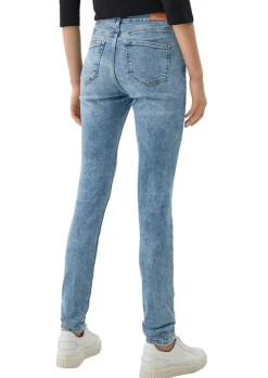 s.Oliver Damen Izabell Skinny- Jeans 7/8 Länge blau S22 2120618