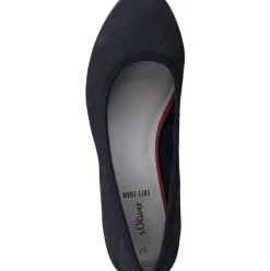 s. Oliver Damen Pumps klassisch schwarz, blau S14 5-22301-41