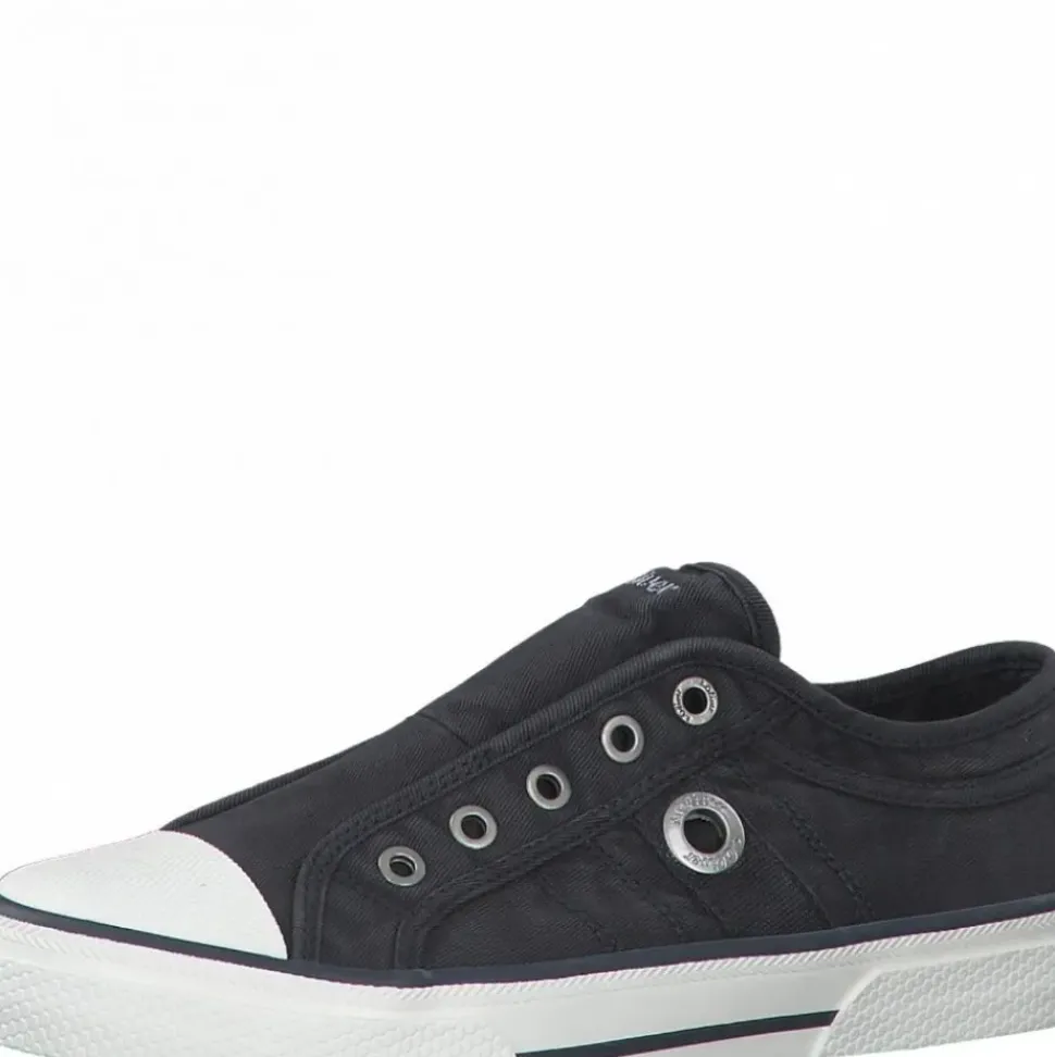 s.Oliver Damen Sneaker Low Slipper Schlupfschuh blau S12 5-5-24635-28