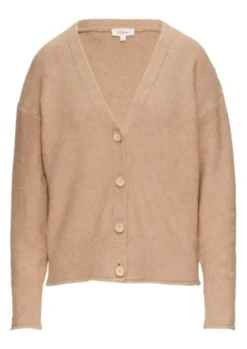 s.Oliver Eleganz Strickjacke Damen weiß&braun 2151607