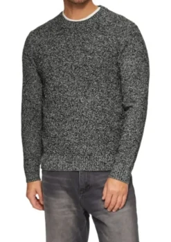 s.Oliver Grobstrickpullover Herren schwarz&braun S24 2156061