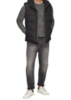 s.Oliver Grobstrickpullover Herren schwarz&braun S24 2156061