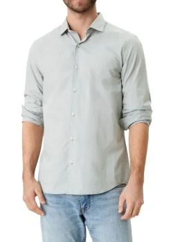 s.Oliver Hemd Langarm Slim Fit Baumwolle grün 2109893