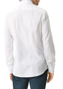 s.Oliver Hemd Langarm Slim Fit Kentkragen Manschetten weiß S21 2107821