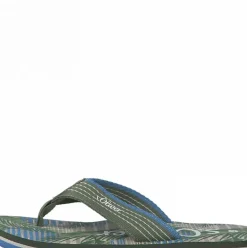 s.Oliver Herren Flip Flops Zehentrenner grün S12  5-5-17210-38