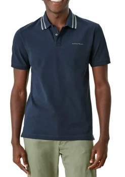 s.Oliver Herren Poloshirt mit Streifendetail blau, grün S13 2113224