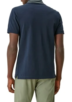 s.Oliver Herren Poloshirt mit Streifendetail blau, grün S13 2113224