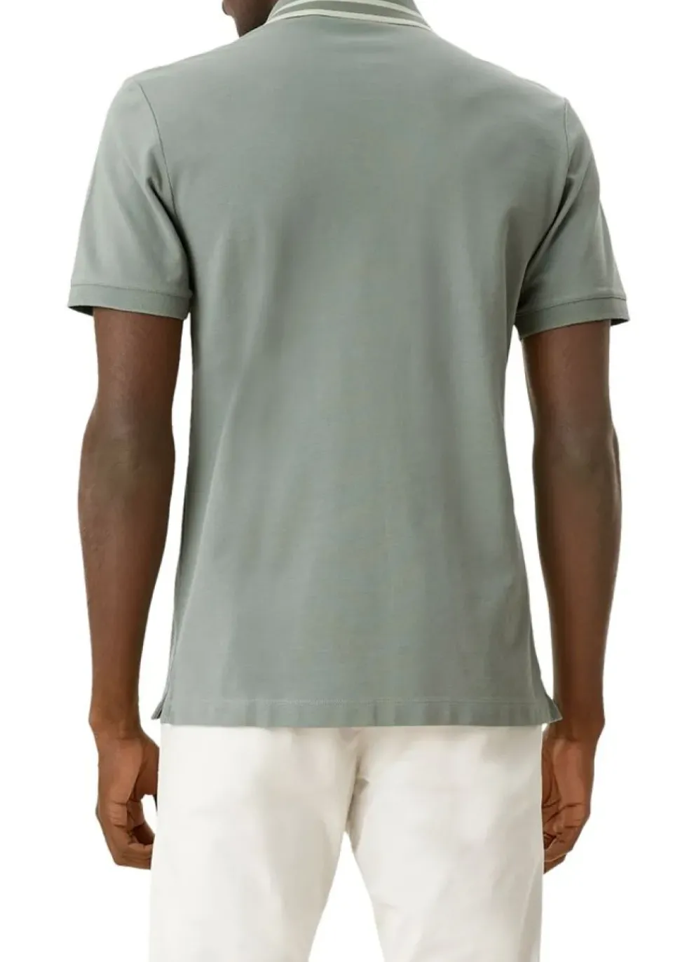 s.Oliver Herren Poloshirt mit Streifendetail blau, grün S13 2113224