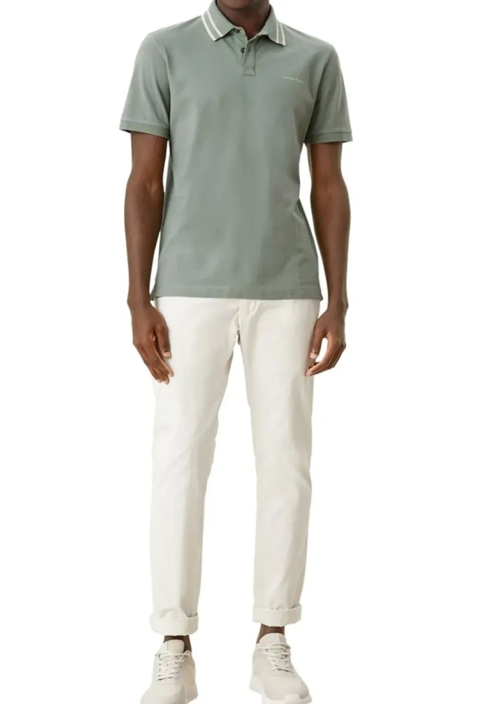 s.Oliver Herren Poloshirt mit Streifendetail blau, grün S13 2113224