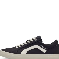 s. Oliver Herren Sneaker Schnürschuh Textil schwarz S14 5-13613-42
