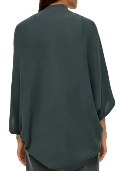 S.Oliver Indoor-Poncho mit Strickmuster grün, blau S14 2134252