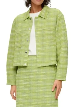 s.Oliver Jacke Damen grün S24 2141095