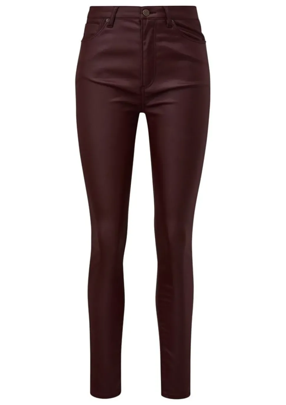 S.Oliver Jeans-Hose in Lederoptik rot, schwarz S14 2138954