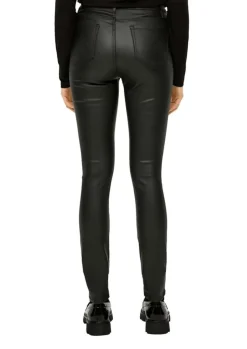 S.Oliver Jeans-Hose in Lederoptik rot, schwarz S14 2138954